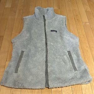 Patagonia Grey Los Gatos Fleece Vest Size‎ L